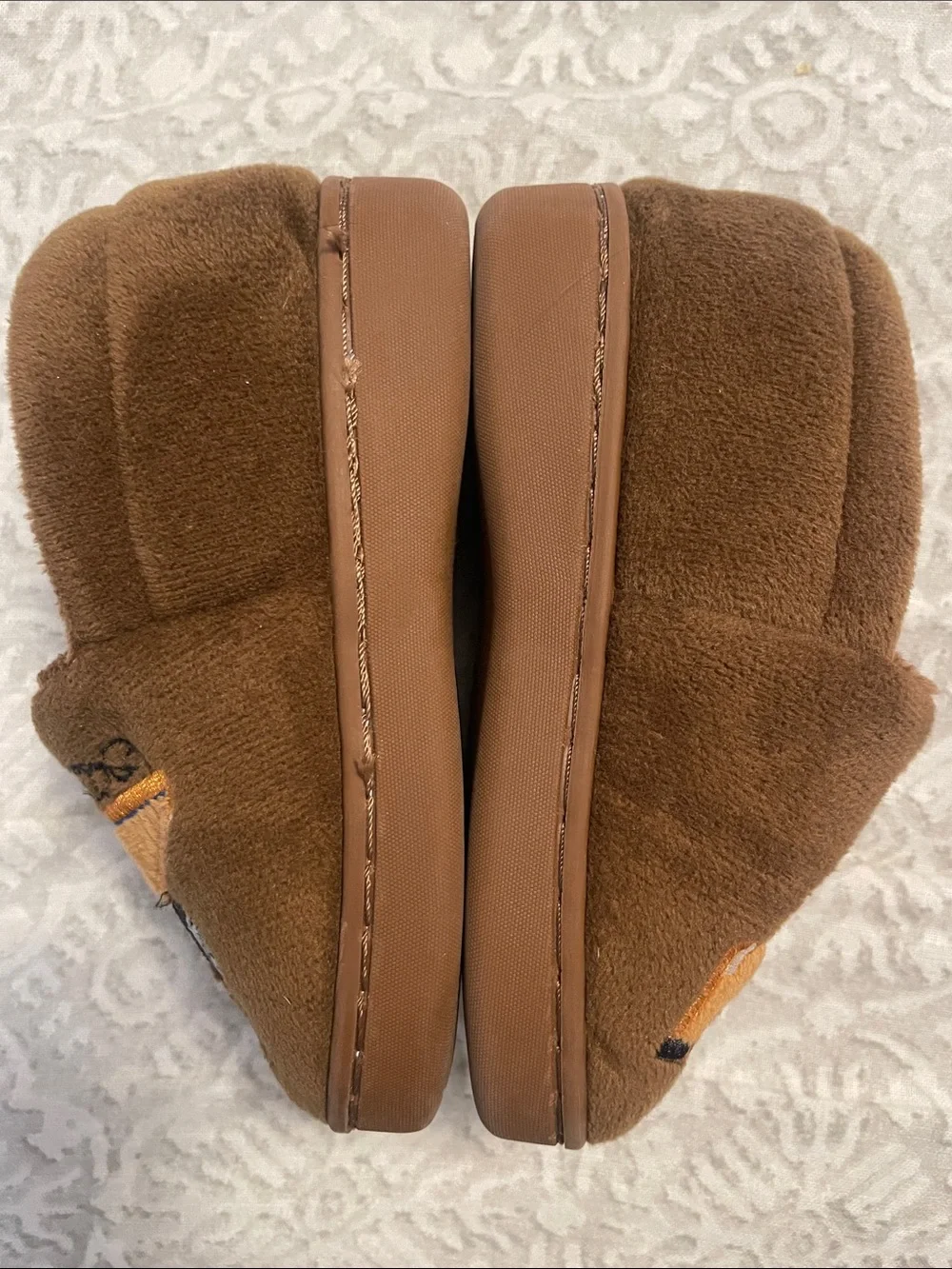 Boys toddler construction slippers